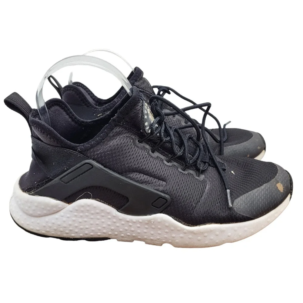 Nike‎ Womens Air Huarache Run Running Shoes Size 9.5 819151-008 Black Trainers